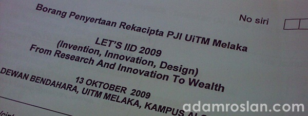 Kalut dan Pertandingan Rekacipta UiTM