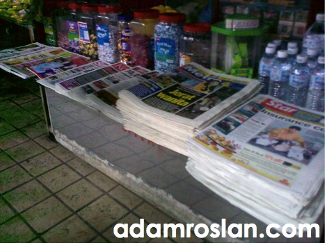 Dik, Berita Harian Habis