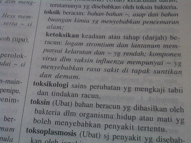 Toksid, Toksik atau Toksin?
