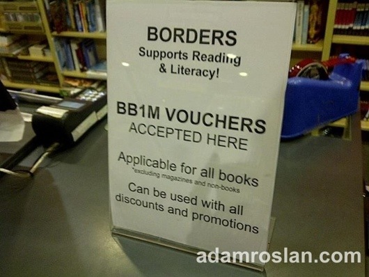 Senarai Kedai Buku Terima Voucher Buku 1Malaysia