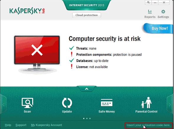 Panduan Aktifkan Kaspersky Internet Security 2013